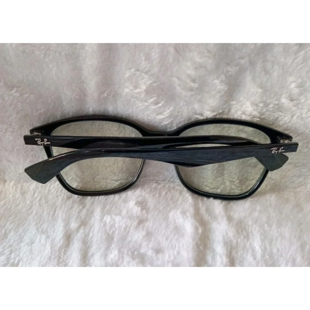 Ray-Ban RB7066 2000 Black Eyeglass Frames 54-17-145 w/ Case Authentic